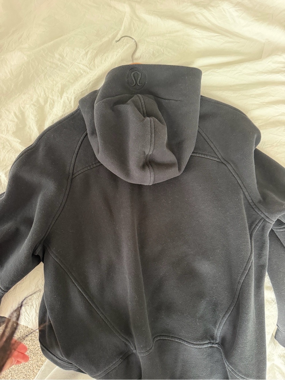Lululemon Black Hooded Sweatshirt
